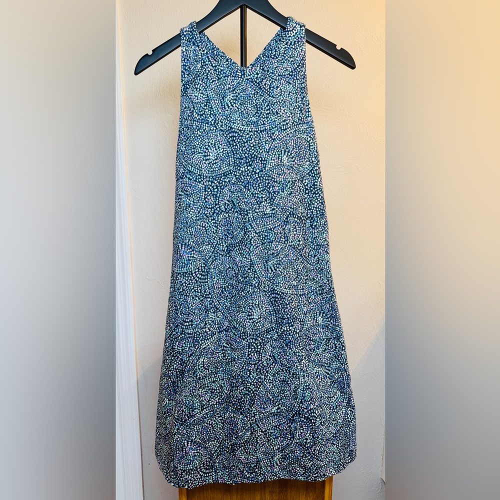 Title Nine One and Done Mosaic Shelf Bra Pockets Dress